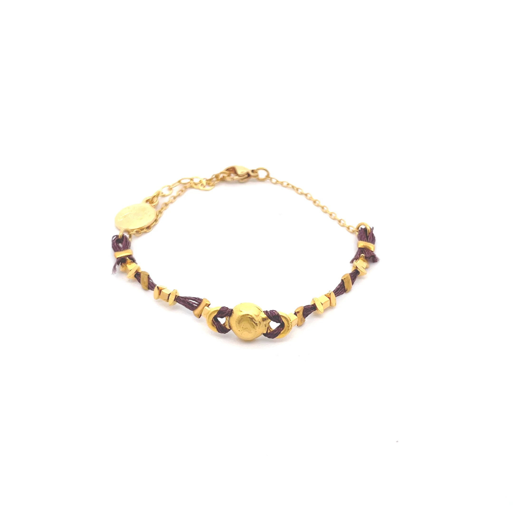 Pulsera tejido lunar