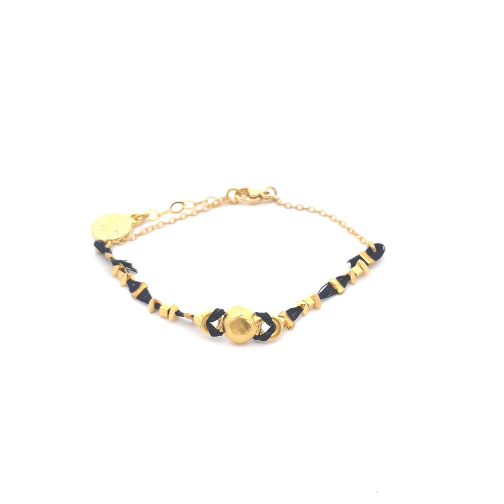 Pulsera tejido lunar