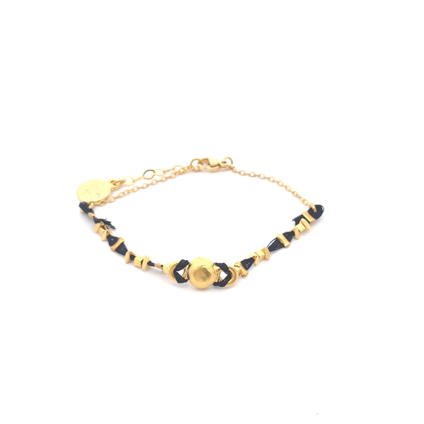 Pulsera tejido lunar