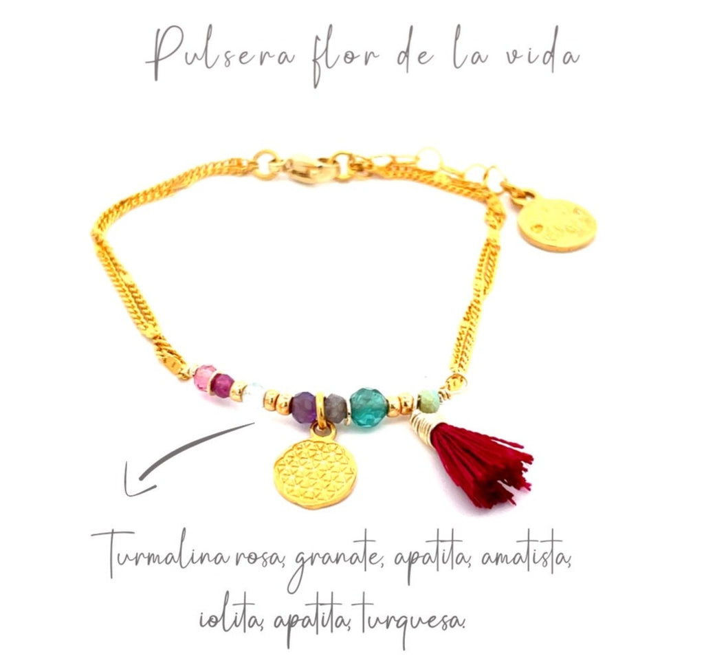 Pulsera flor de la vida