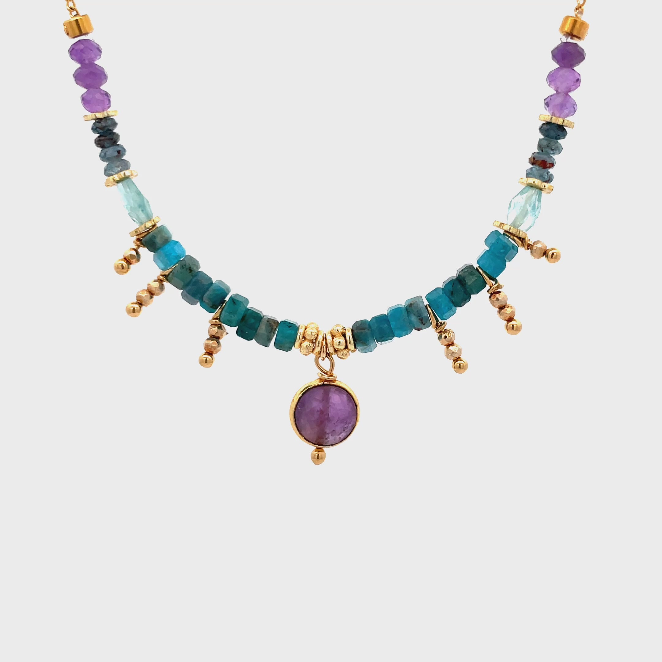 Collar yo soy amor con Apatitas