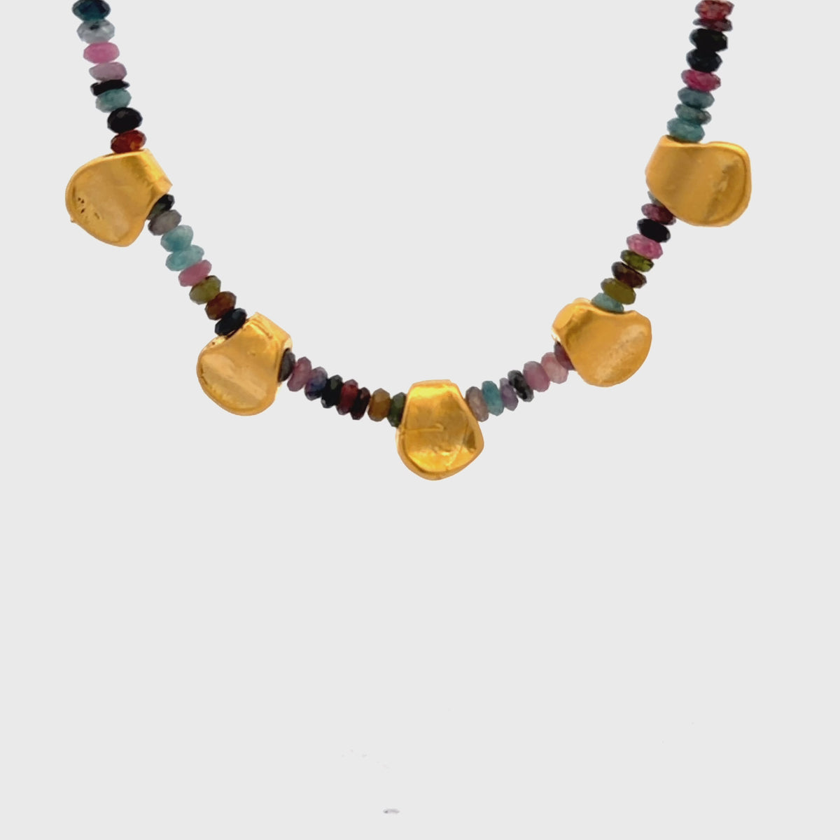Collar Zunya con Turmalinas sandía