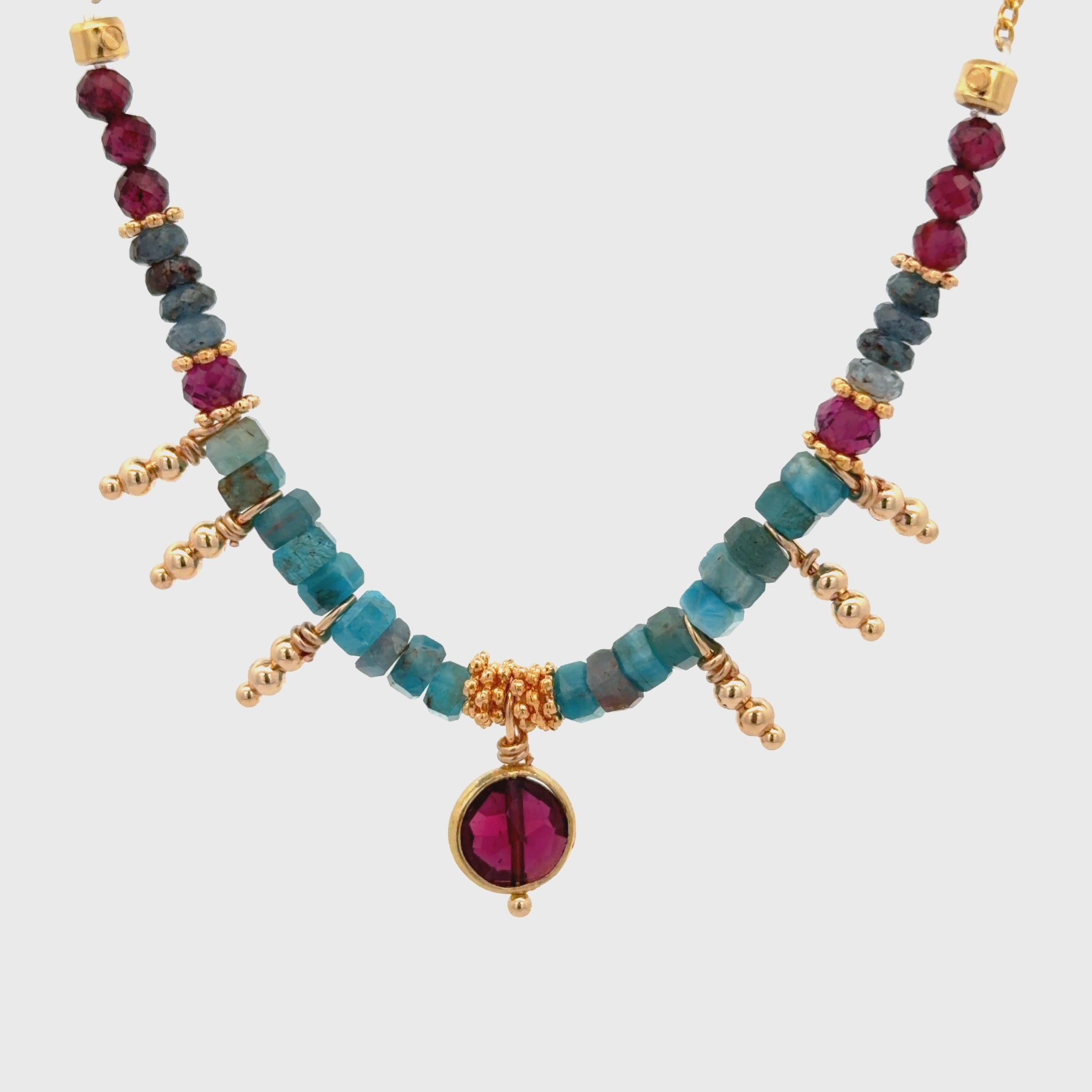 Collar yo soy amor con Apatitas