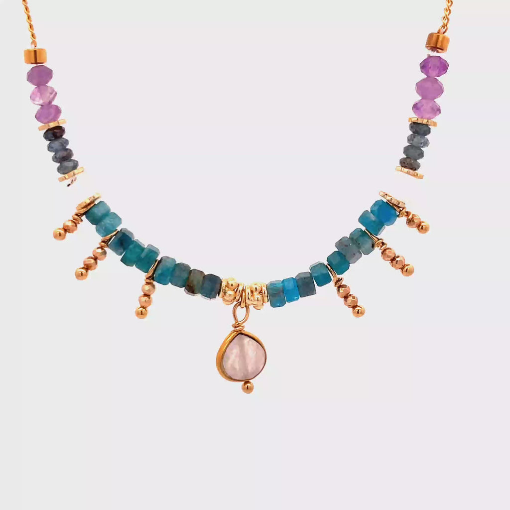 Collar yo soy amor con Apatitas