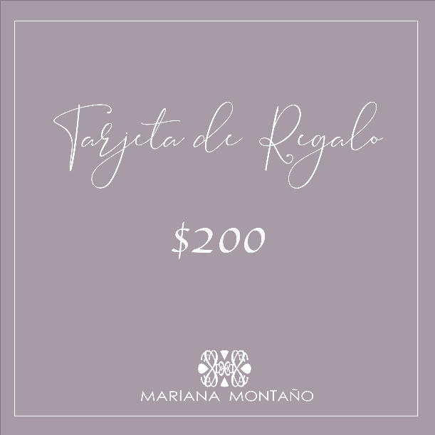 Tarjeta de Regalo Mariana Montaño
