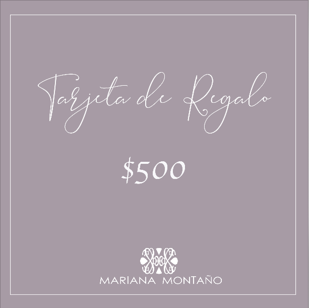 Tarjeta de Regalo Mariana Montaño