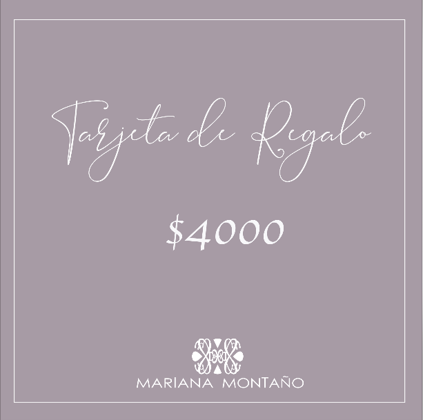 Tarjeta de Regalo Mariana Montaño