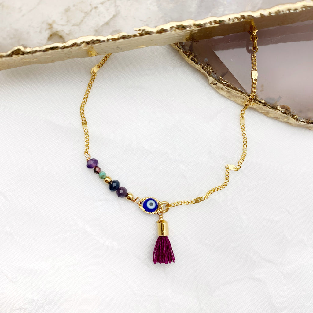 Pulsera ojito indigo