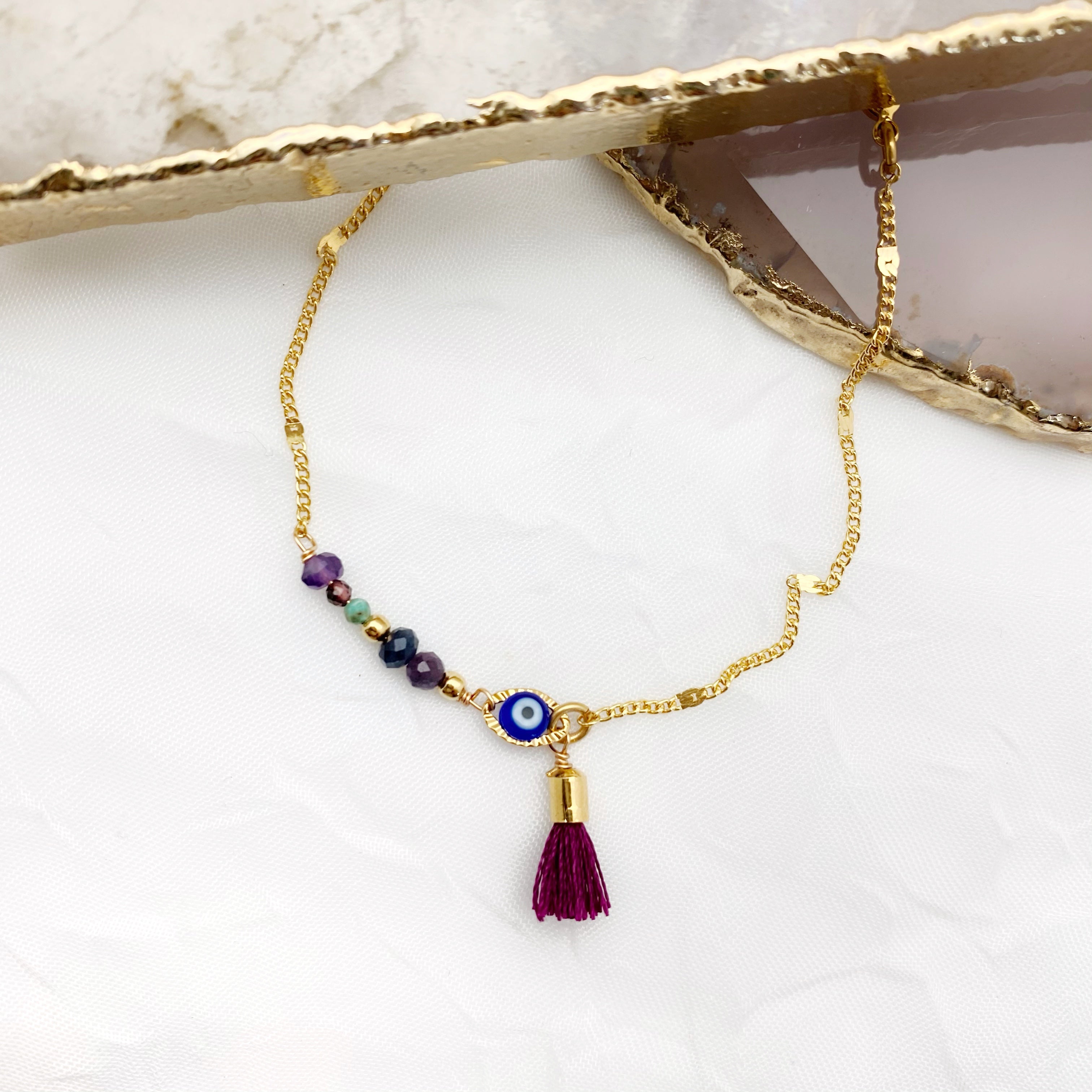 Pulsera ojito indigo