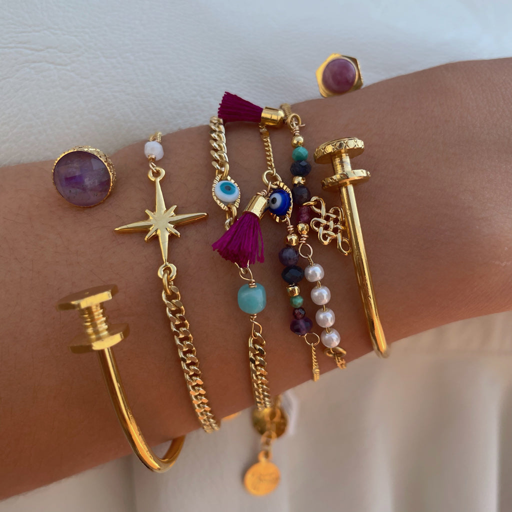 Pulsera ojito indigo